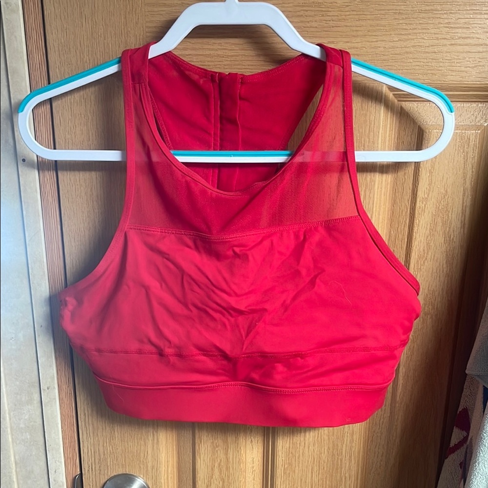 Red Women's Sports Bra ALL STAR